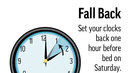 Don't Forget: The Clocks Go Back This Weekend!