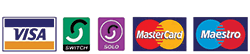 Accepted payment methods: Visa, Mastercard, American Express