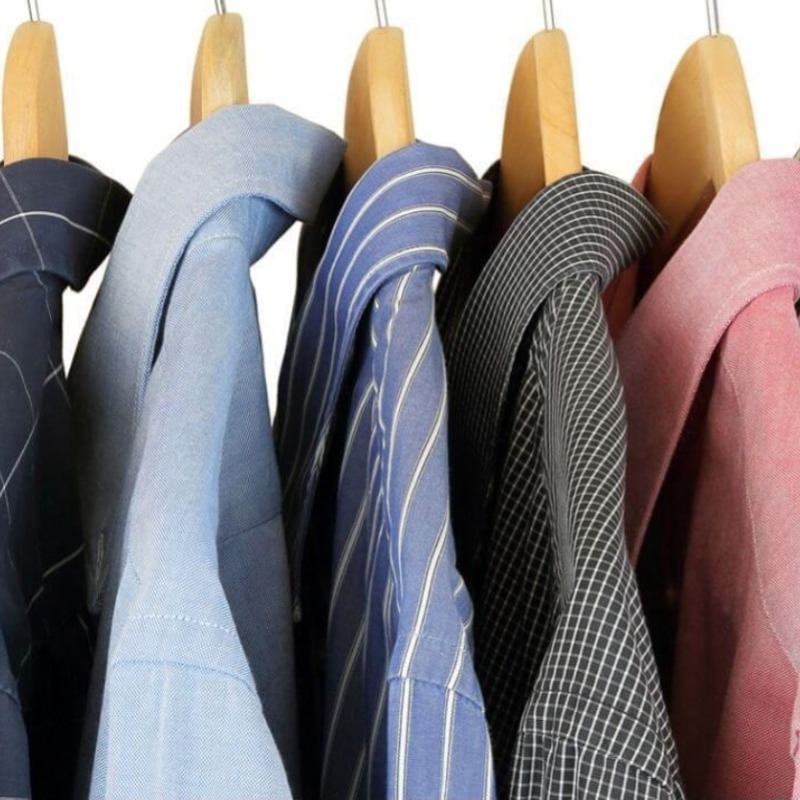Dry Cleaning Shirts on Hangers